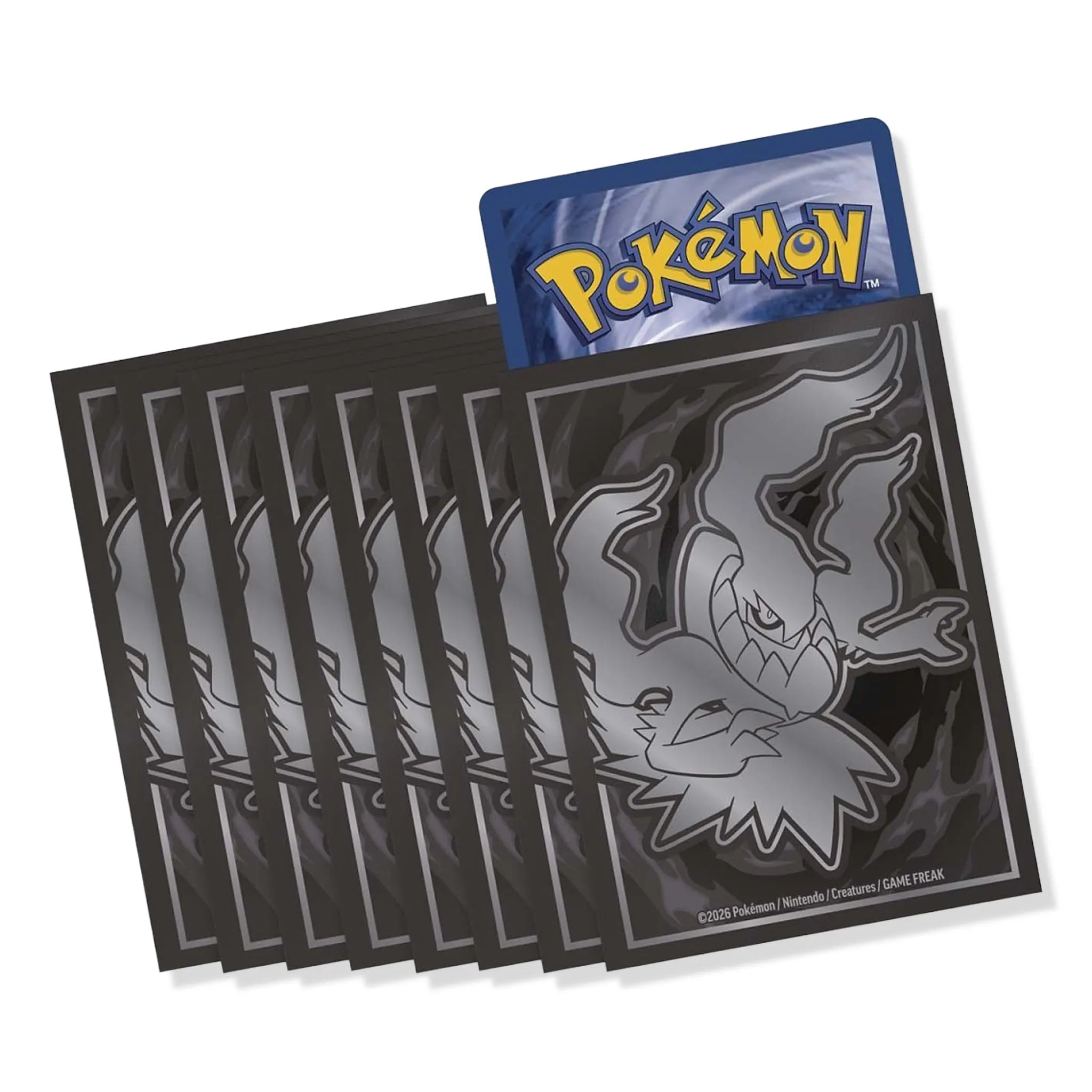 Detailed View of Pokemon Mega Evolution Pitch Black Pokemon Center Elite Trainer Box (2026)